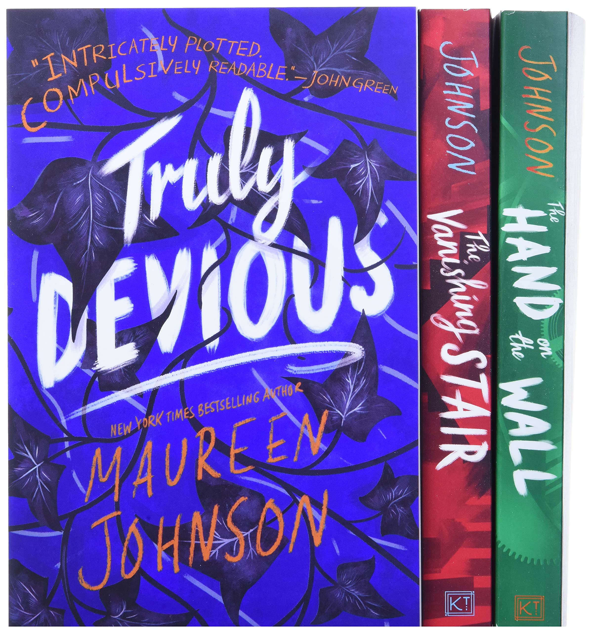 Truly Devious 3-book paperback box set by Maureen Johnson - front cover showing the complete Young Adult mystery trilogy