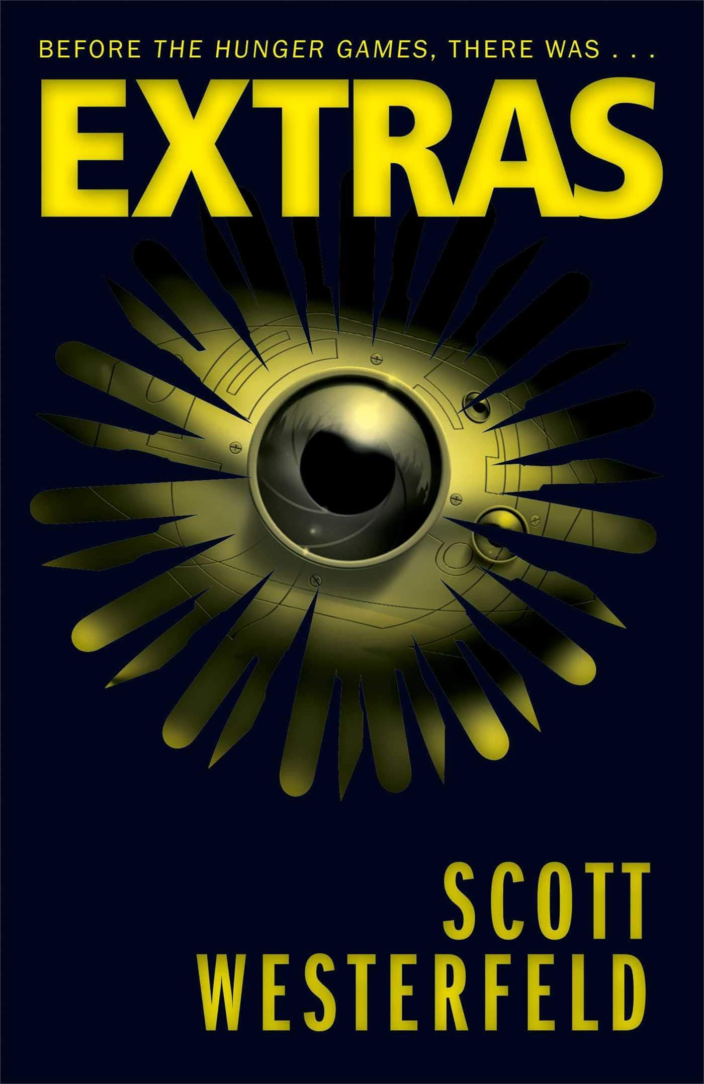 Angled view of all four Uglies Series paperback books by Scott Westerfeld arranged in reading order