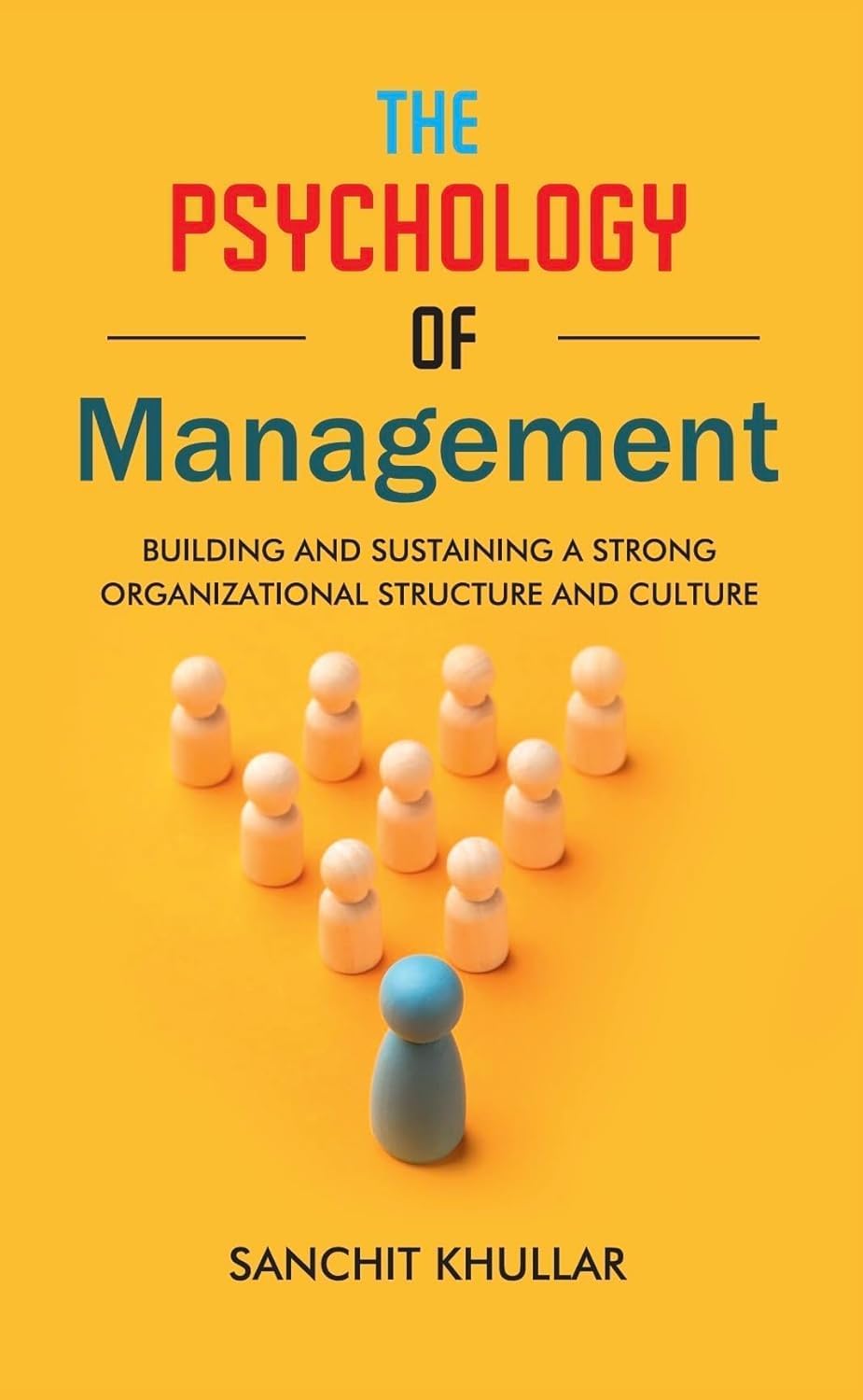 The Psychology of Management paperback front cover, third book in the non-fiction leadership set