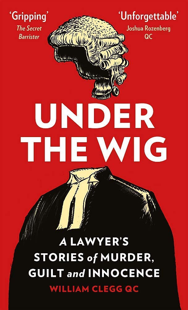 Back cover synopsis of Under the Wig and Fake Law paperback true crime and legal nonfiction 2 book set