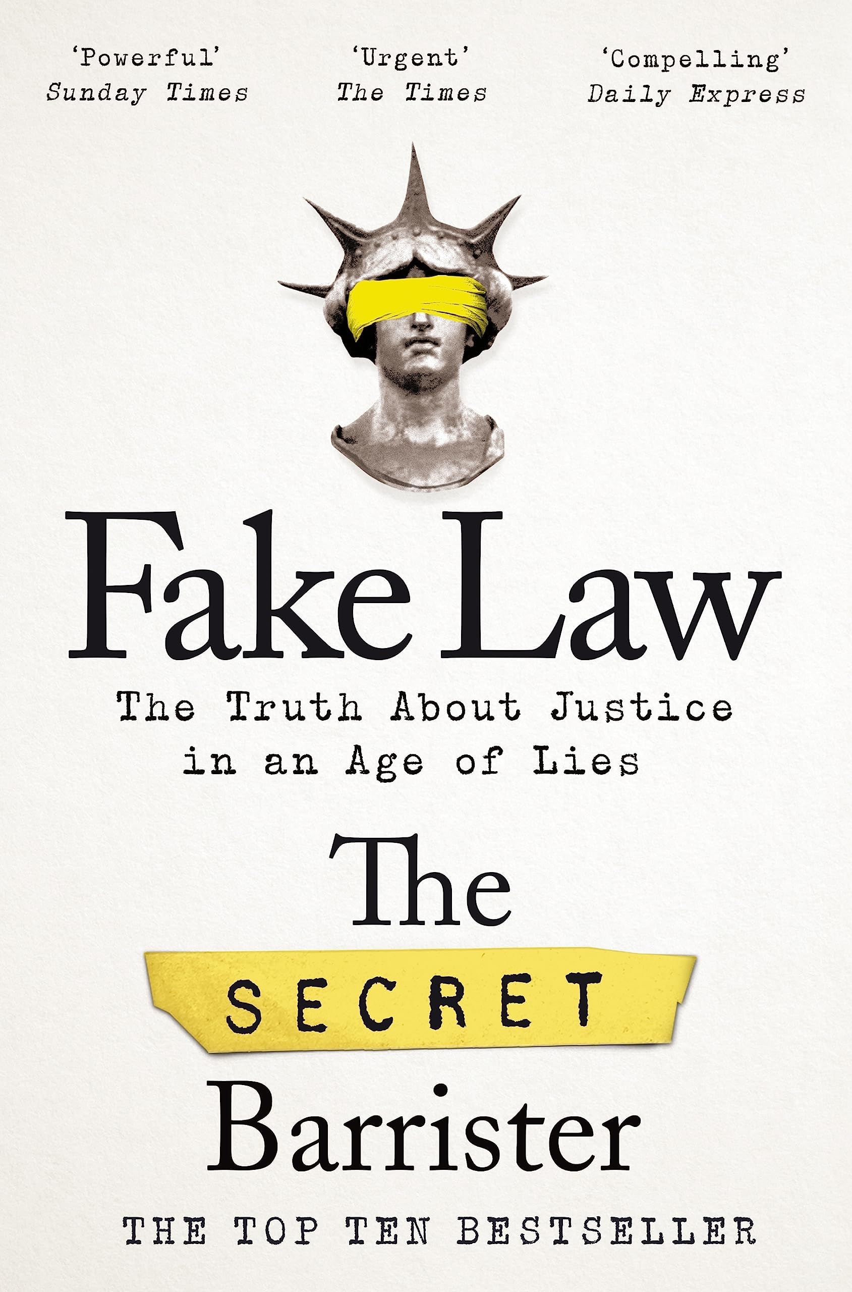 Under the Wig and Fake Law paperback books fanned out showing spines and covers of the 2 book collection set