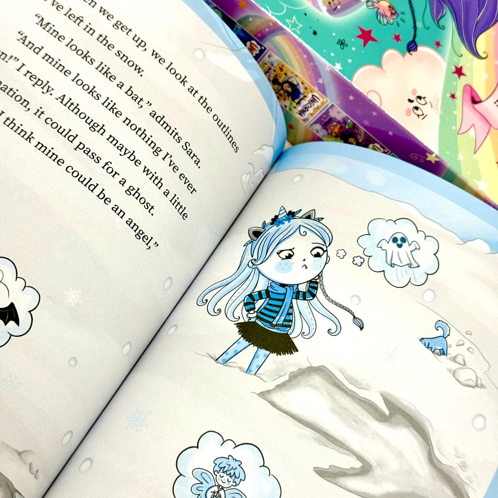 All five Unicornia paperback books fanned out together showing the complete collection set