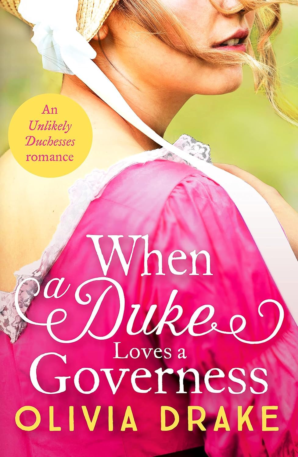 All three paperback books in the Unlikely Duchesses collection by Olivia Drake fanned out together