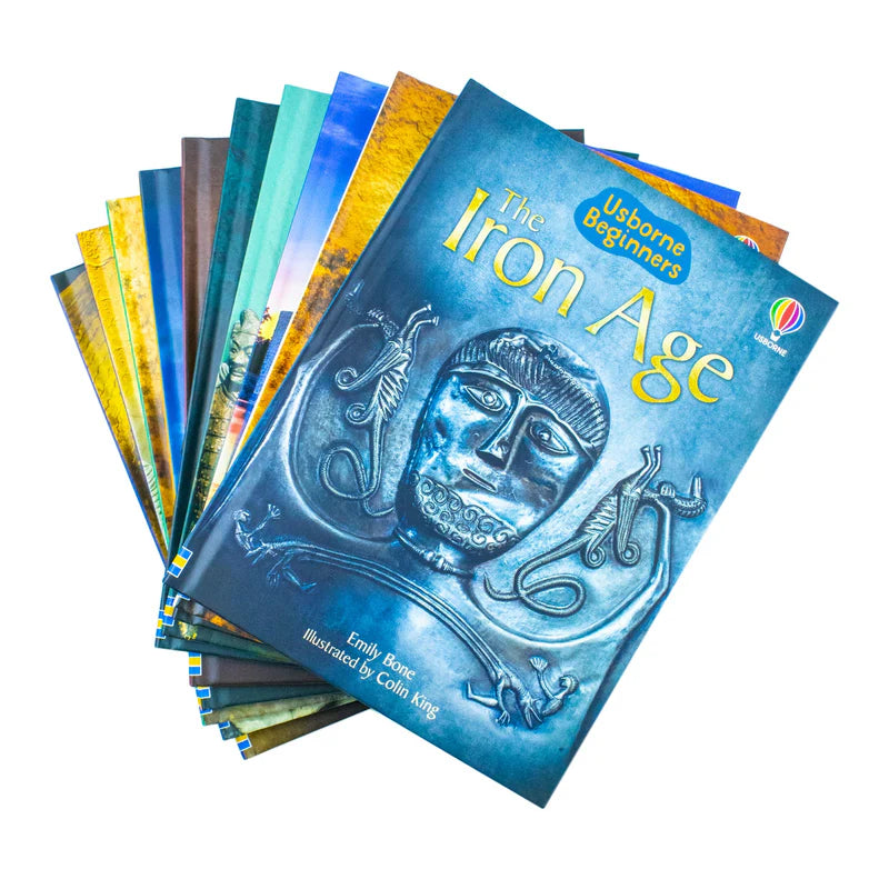 The Maya and Vikings hardback covers from the Usborne Beginners History collection