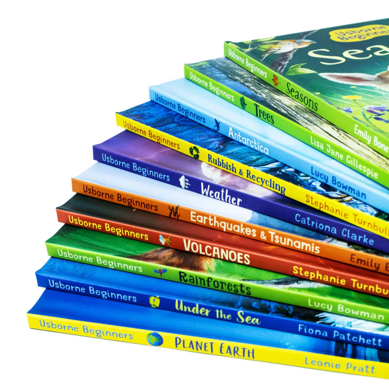 Another inside page spread from the Usborne Beginners Our World hardback series showing diagrams and bright photography