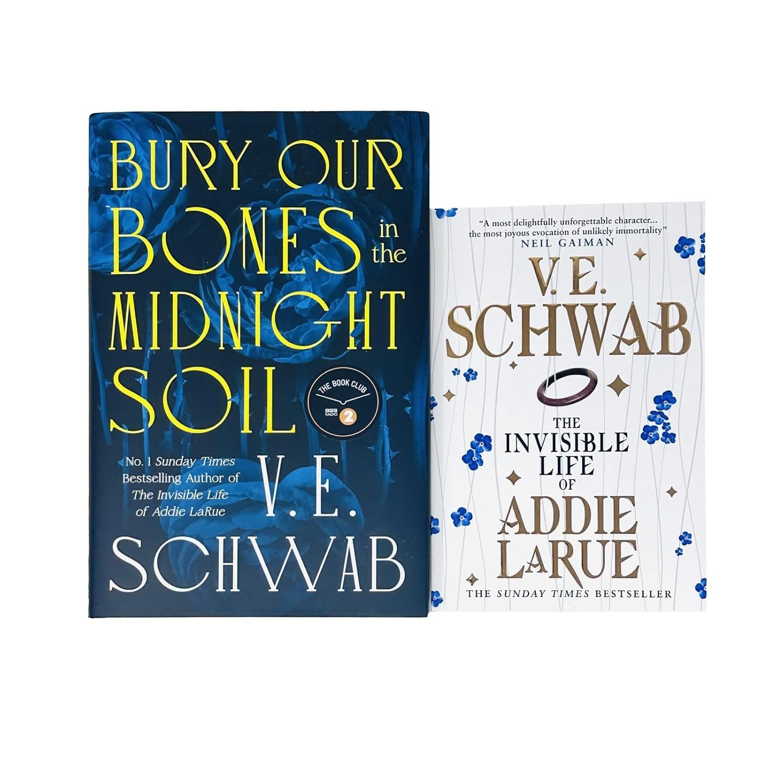 Close-up of The Invisible Life of Addie LaRue paperback cover by V.E. Schwab
