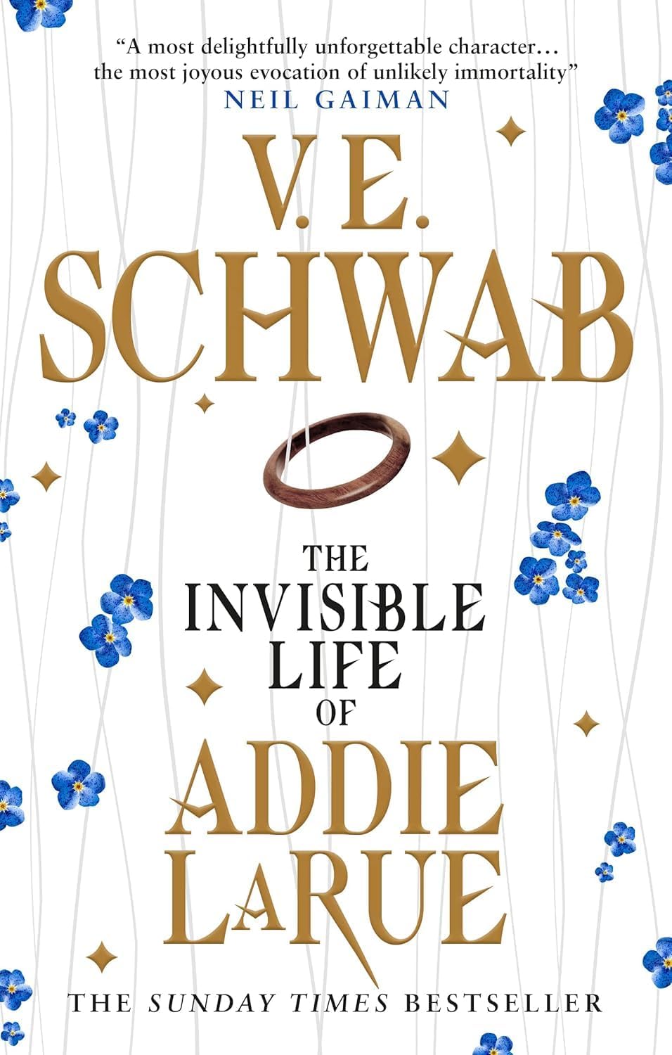Close-up of Bury Our Bones in the Midnight Soil hardcover cover by V.E. Schwab