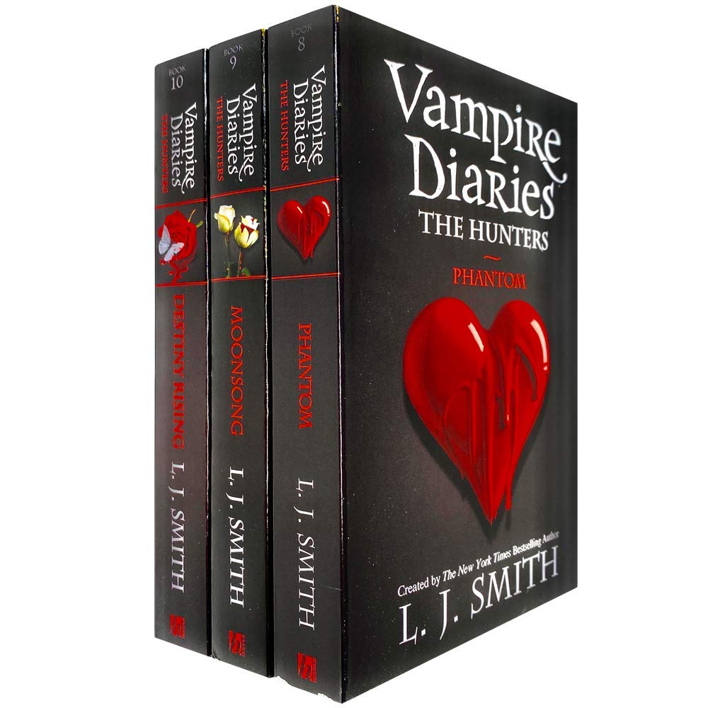 Vampire Diaries The Hunters 3 books collection set by L. J. Smith paperback front cover