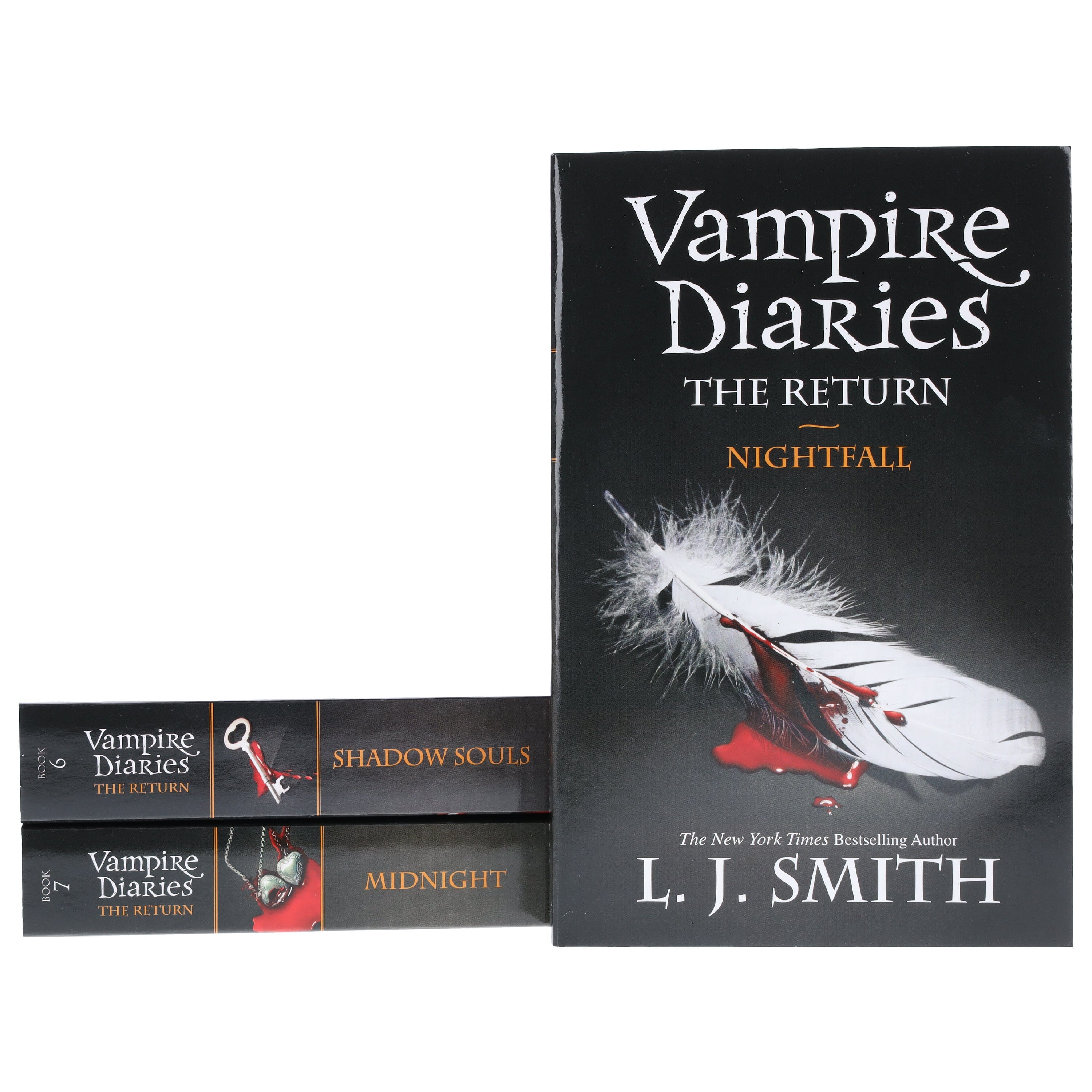 Back cover synopsis of the Vampire Diaries The Return 3-book paperback collection by L. J. Smith