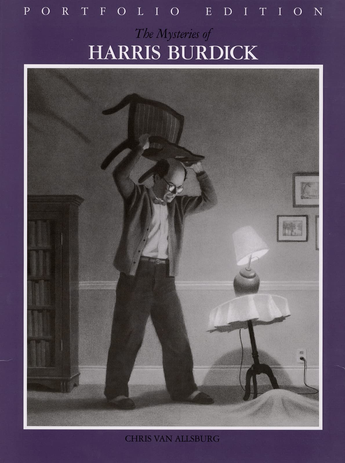 The Misadventures of Sweetie Pie and The Wreck of the Zephyr paperback covers from the Van Allsburg set