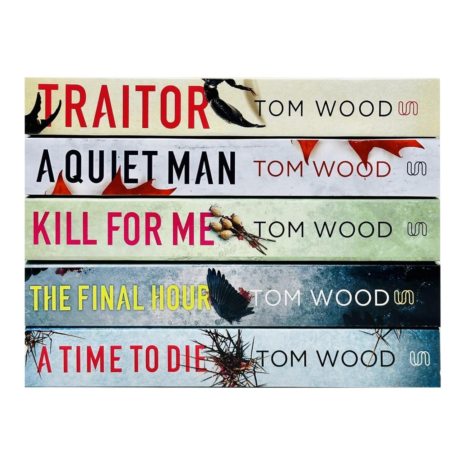 Victor the Assassin (6-10) 5 Books Collection Set by Tom Wood, back cover with synopsis and series details