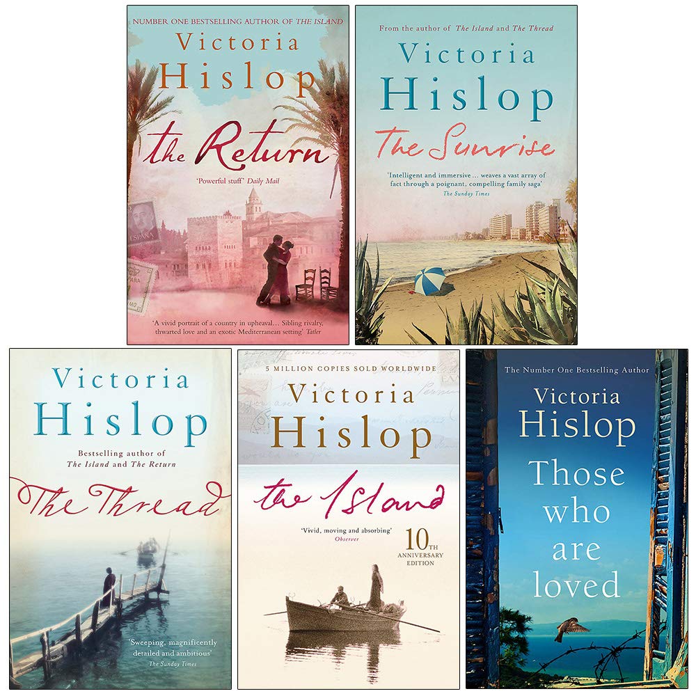 The Return by Victoria Hislop paperback cover, part of the 5 books collection set