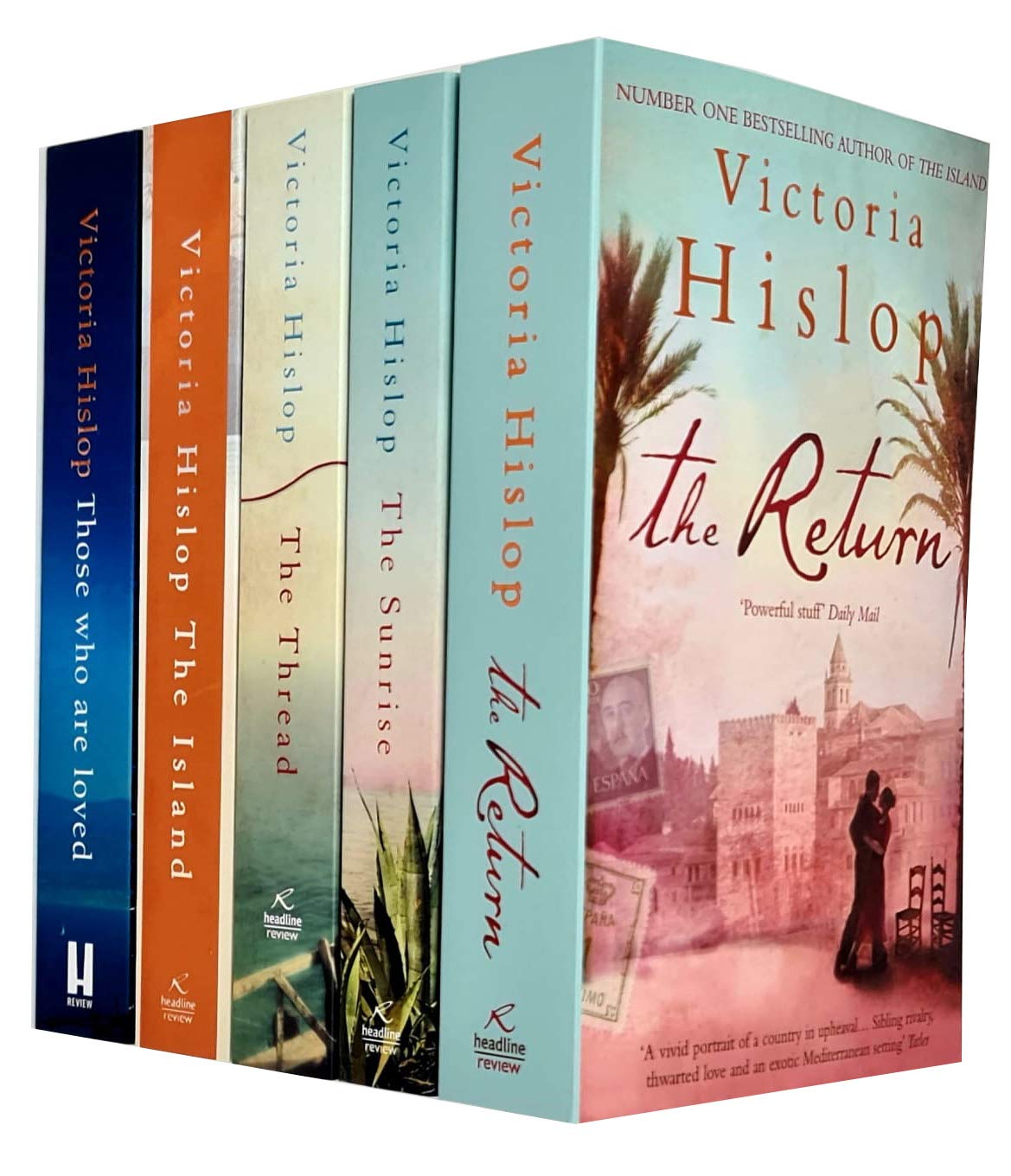 Victoria Hislop 5 Books Collection Set paperback front cover featuring The Island
