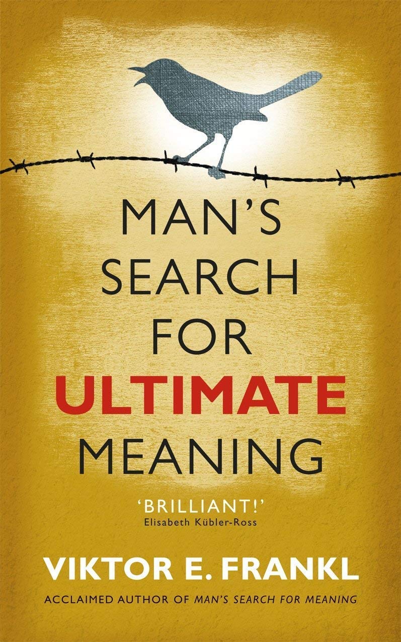 Both paperback books in the Viktor E. Frankl 2 Books Collection Set displayed together, Man's Search for Meaning and Man's Search for Ultimate Meaning