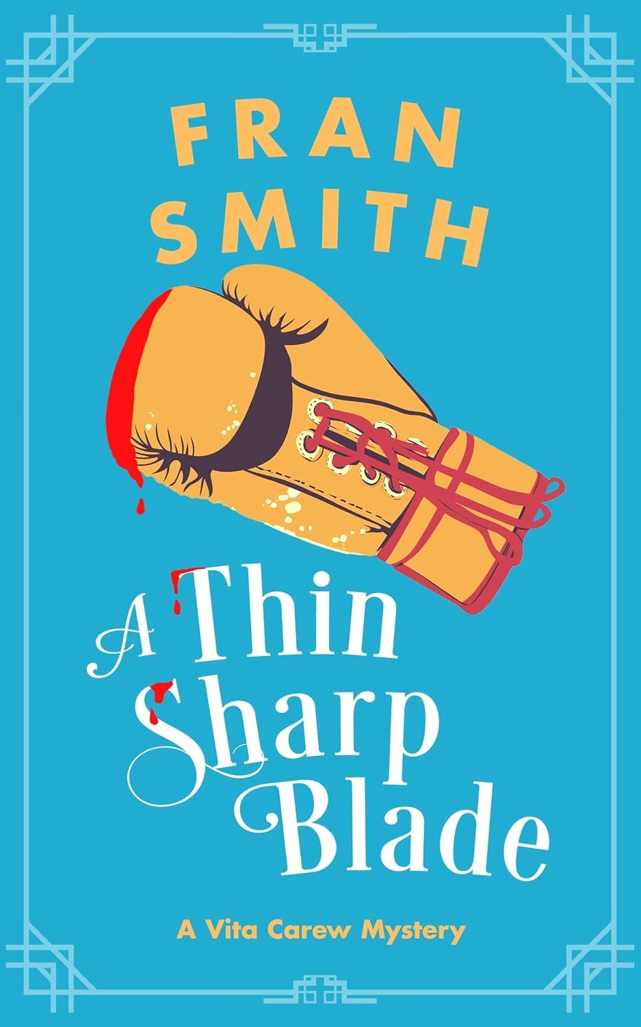 Painted Penny Stamp paperback front cover, book 4 in the Vita Carew Mysteries series by Fran Smith