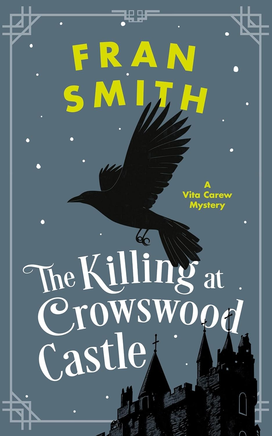 Back cover synopsis view of a paperback from the Vita Carew Mysteries collection set by Fran Smith