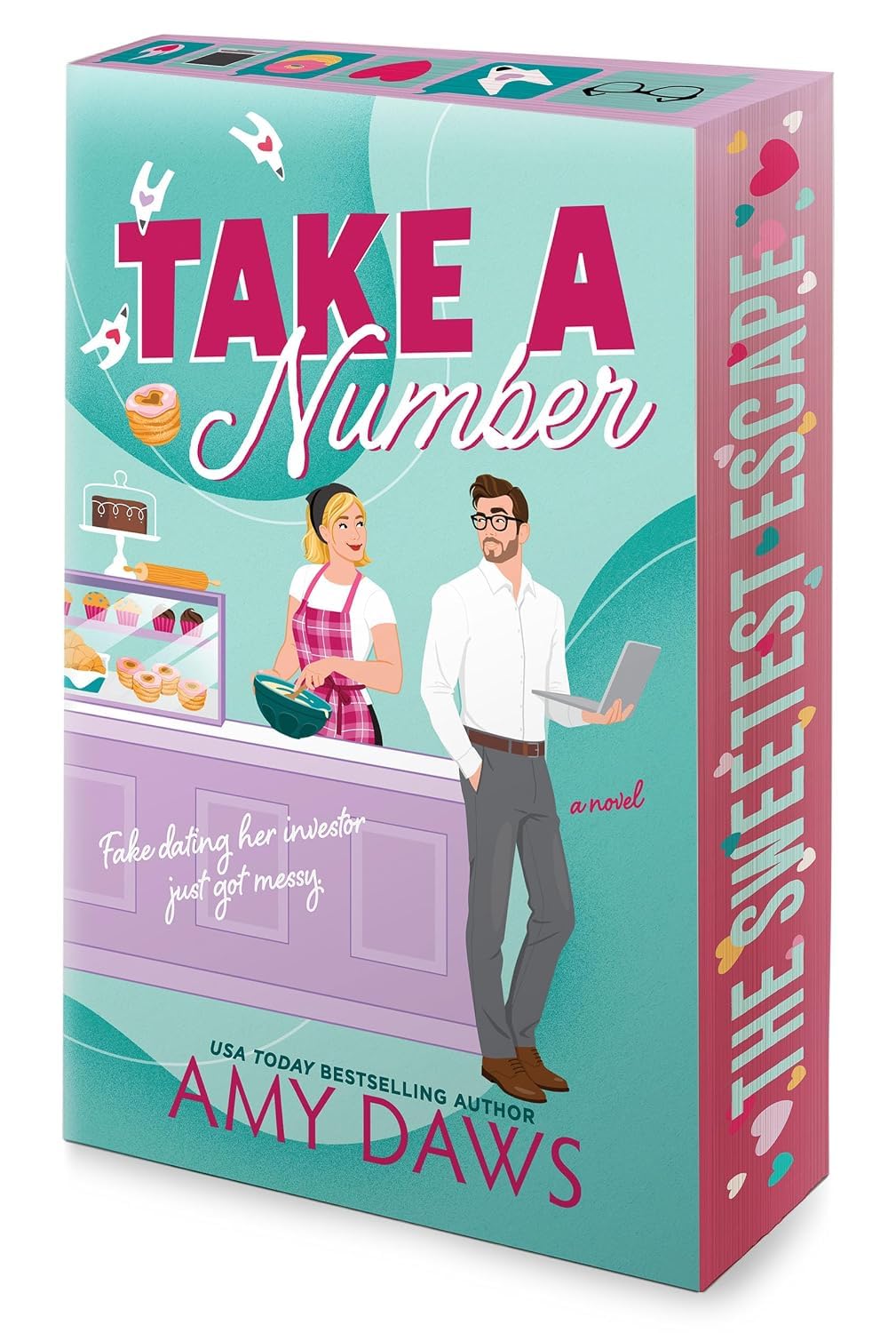 Wait With Me series paperback set - front cover of Last on the List by Amy Daws
