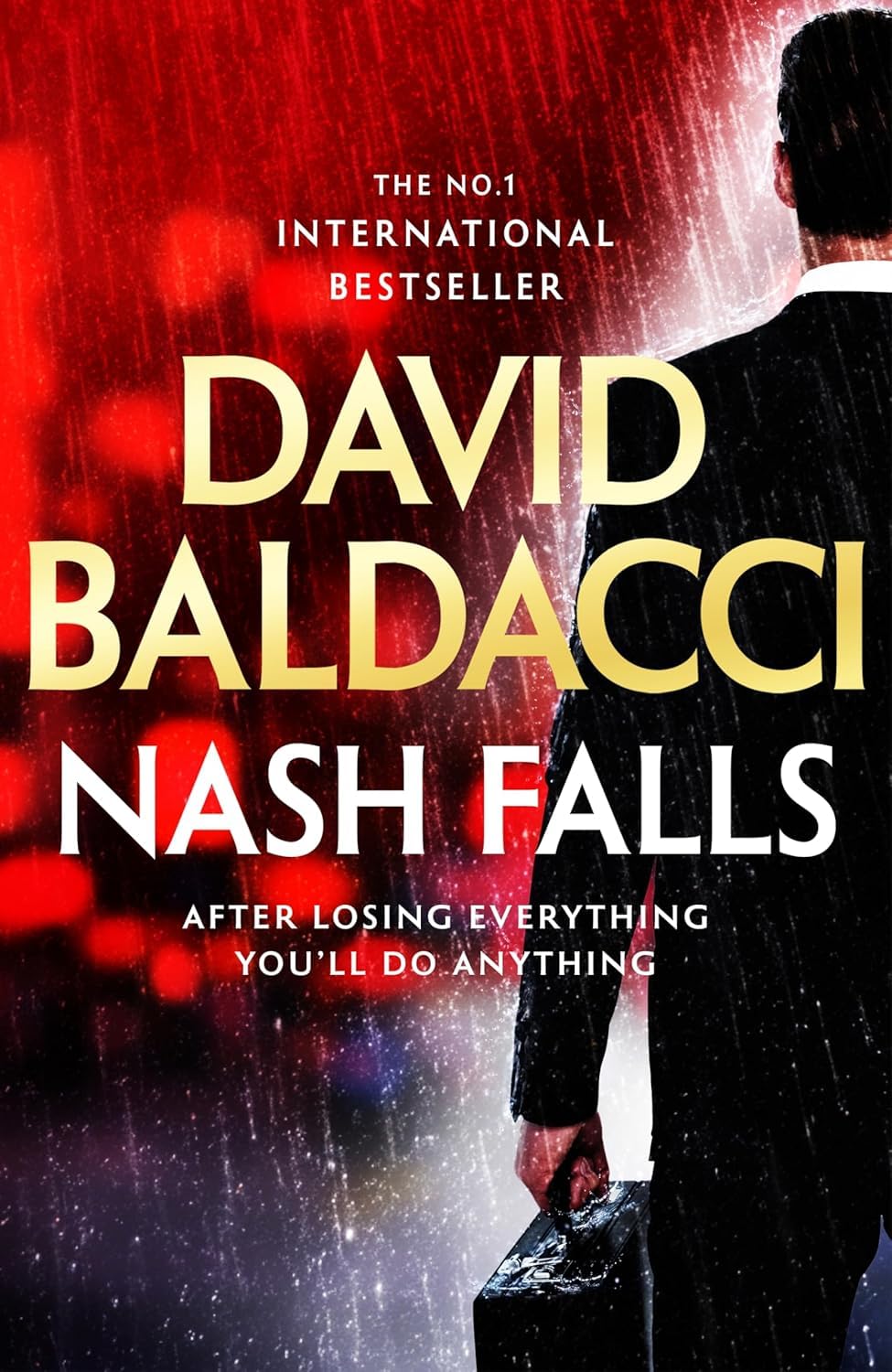 Back cover synopsis of the Walter Nash 2-book paperback set by David Baldacci showing Nash Falls and Hope Rises