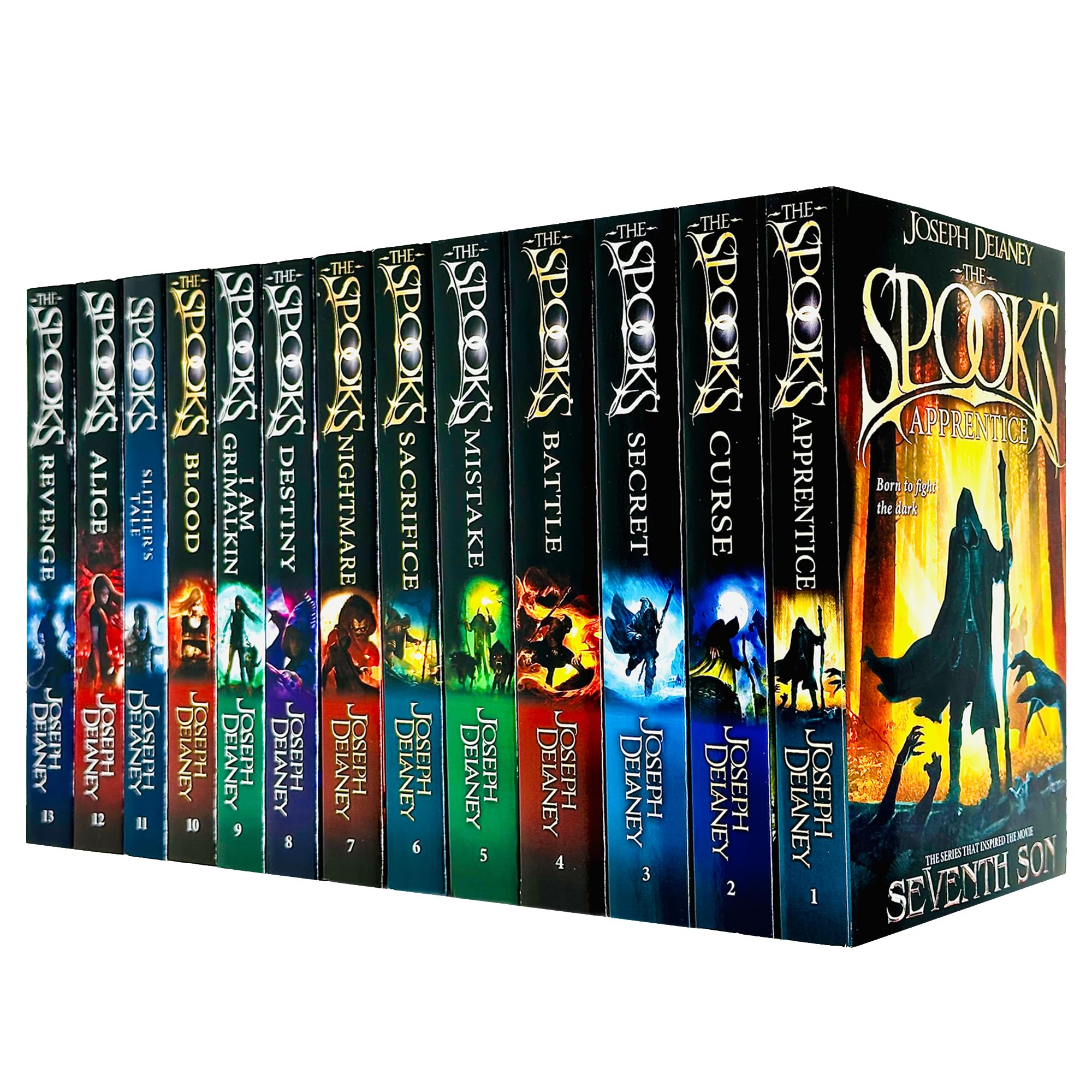 Wardstone Chronicles 13 Books Collection Set by Joseph Delaney - front cover of the complete Spook's paperback box set