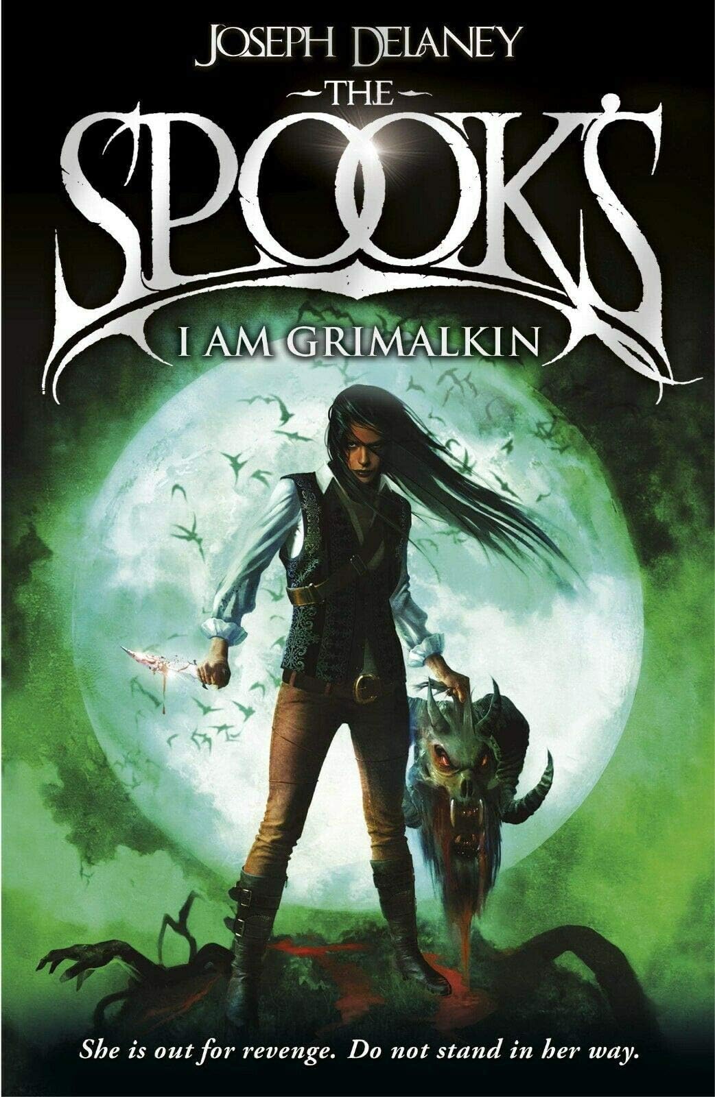 The Spook's Blood and Spook's Slither's Tale paperback covers from the Joseph Delaney Wardstone Chronicles collection