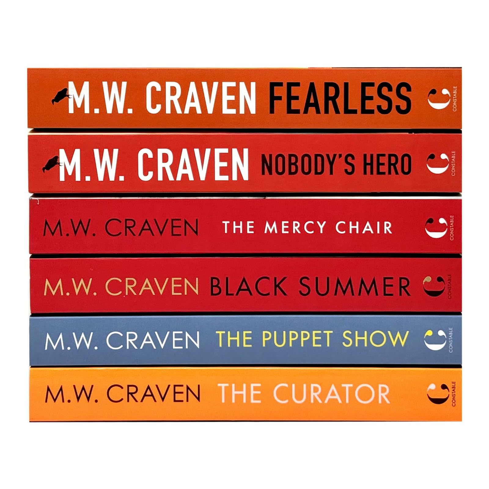 The Curator by M.W. Craven, Washington Poe series paperback front cover