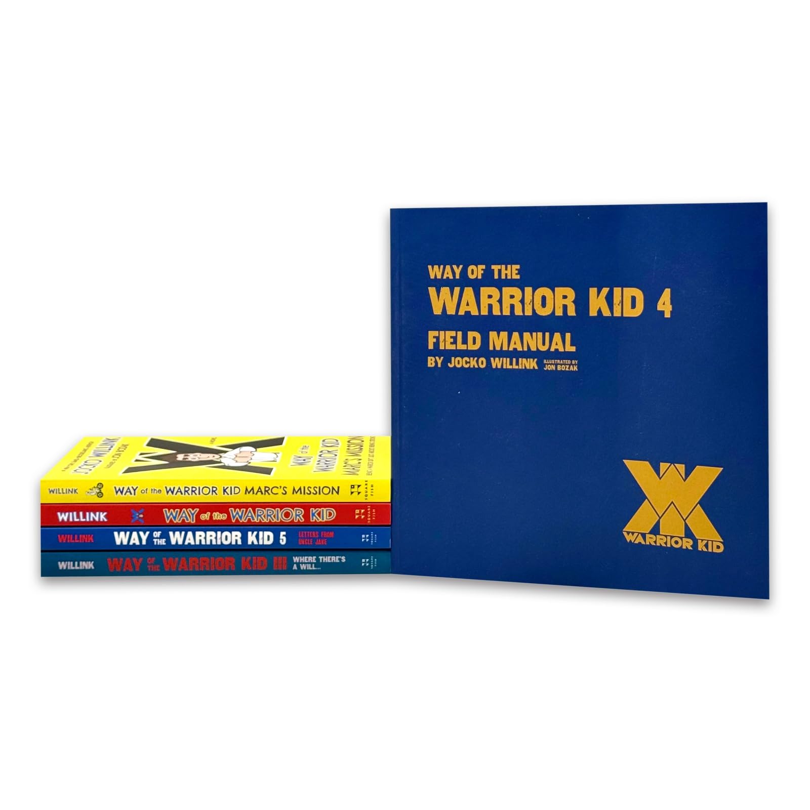Individual cover closeup from the Way of the Warrior Kid paperback collection set by Jocko Willink