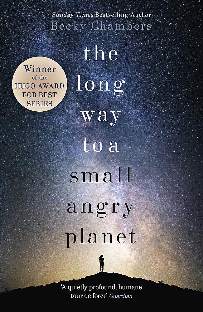 A Closed and Common Orbit paperback cover, book 2 of the Wayfarers series by Becky Chambers