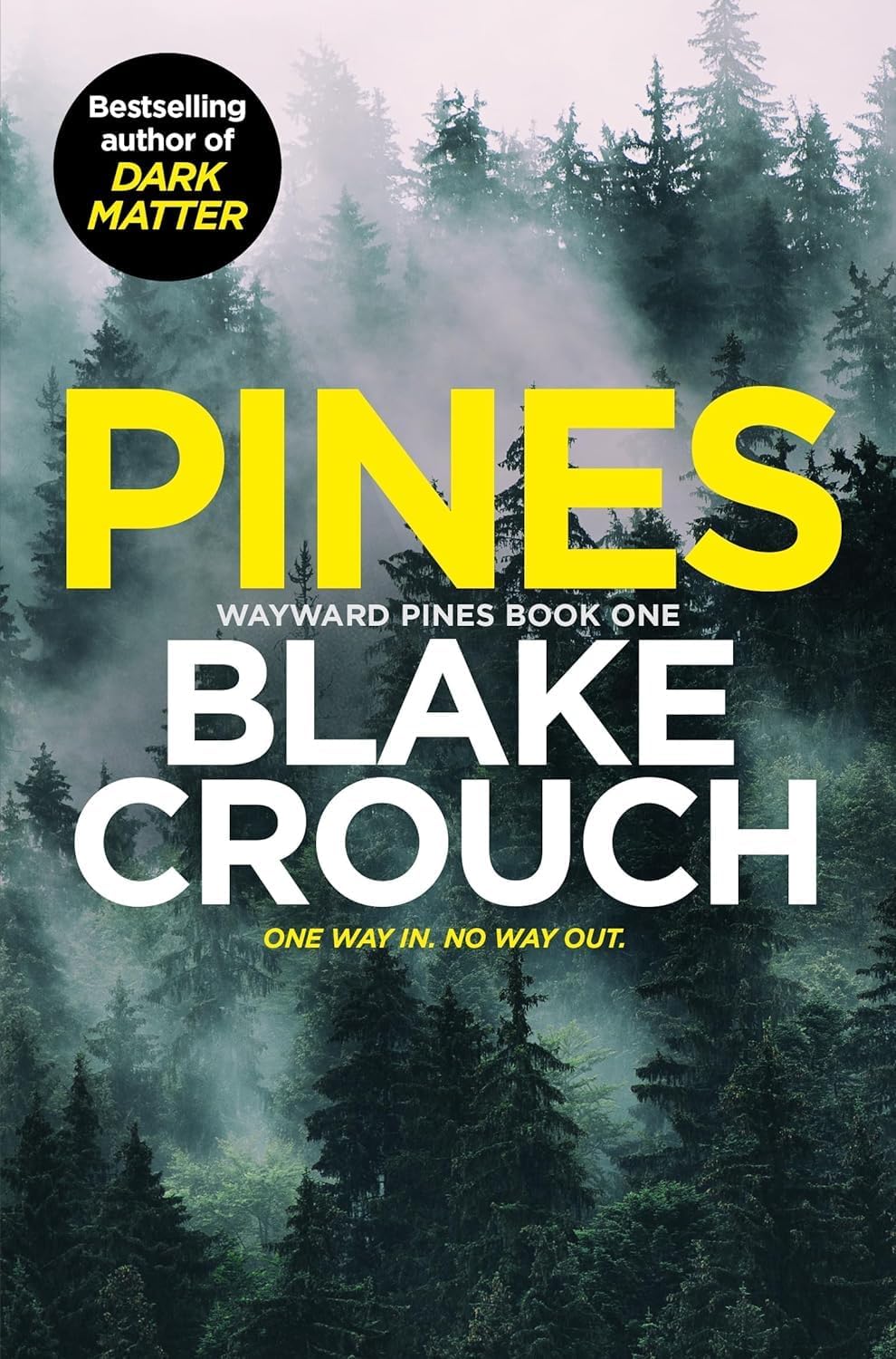 Wayward Pines Trilogy 3-book paperback set by Blake Crouch, all three covers fanned out together.