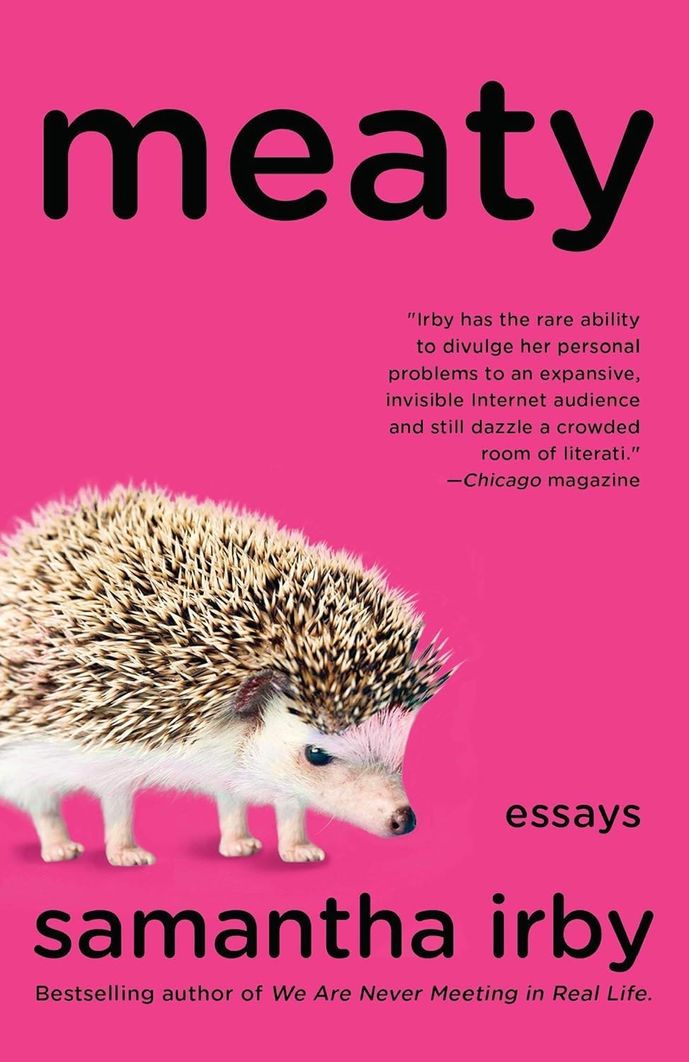 All three Samantha Irby paperback essay collections fanned out together