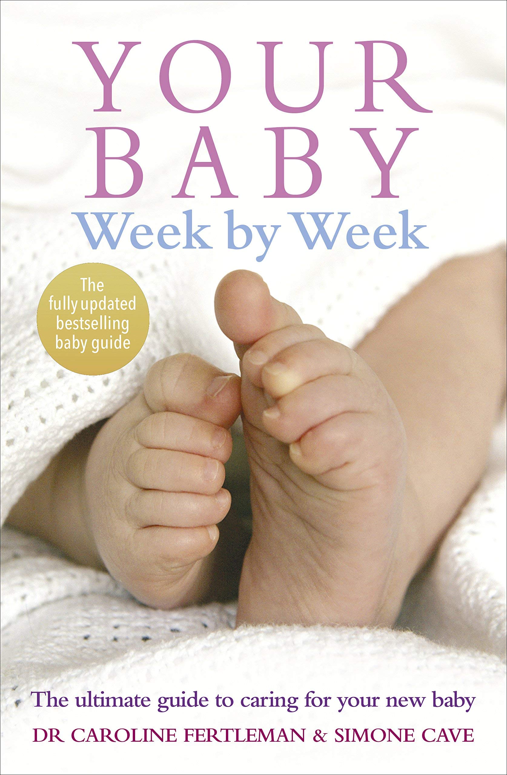 Hypnobirthing paperback front cover from the Week by Week pregnancy and baby care 6 book set