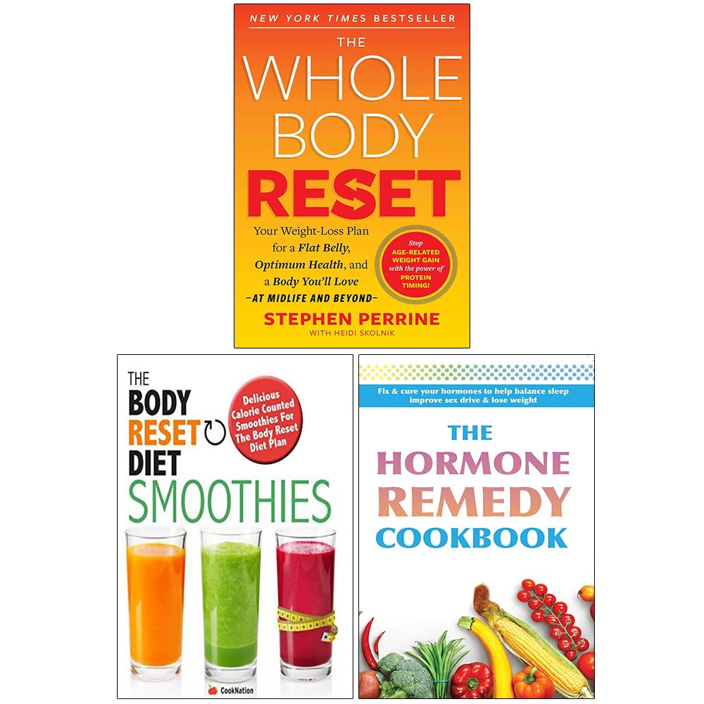Front cover of The Whole Body Reset paperback, part of the Weight Loss and Hormone Health Guides 3-book set