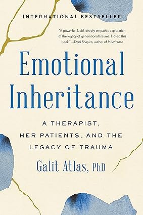 What My Bones Know and Emotional Inheritance paperback books shown together side by side