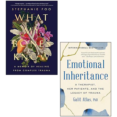 What My Bones Know by Stephanie Foo and Emotional Inheritance by Galit Atlas paperback 2 book set front covers