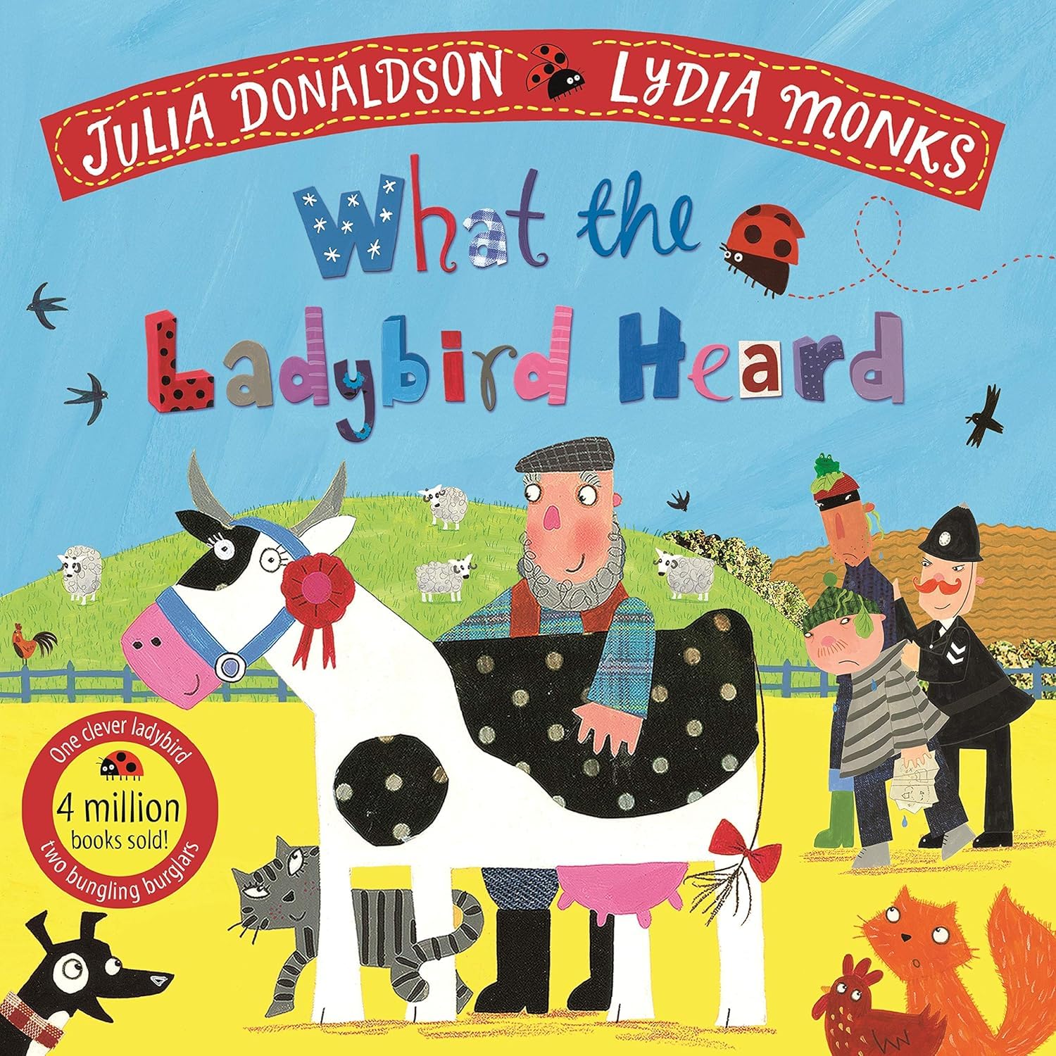 What the Ladybird Heard paperback collection - back cover with series description and book details