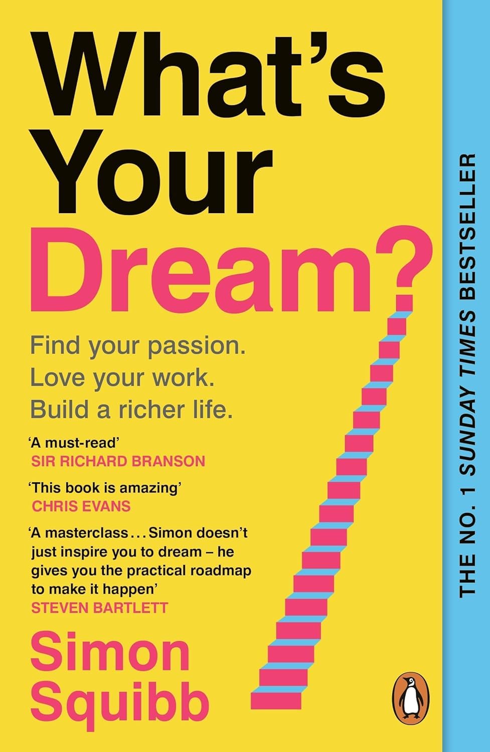 Front cover of What's Your Dream? The Workbook by Simon Squibb, paperback companion activity book