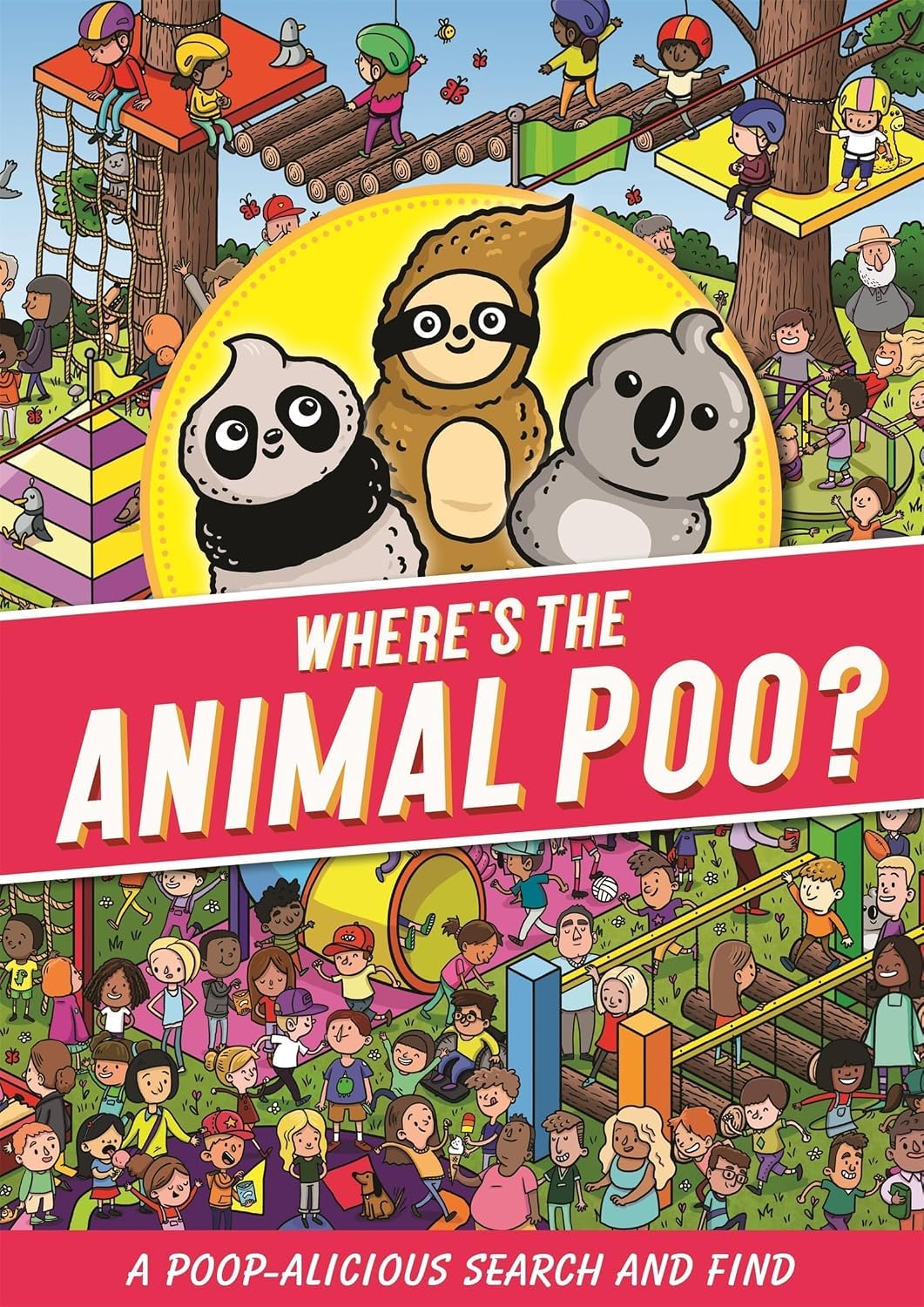 Where's the Spooky Poo? paperback front cover from the Alex Hunter search and find collection