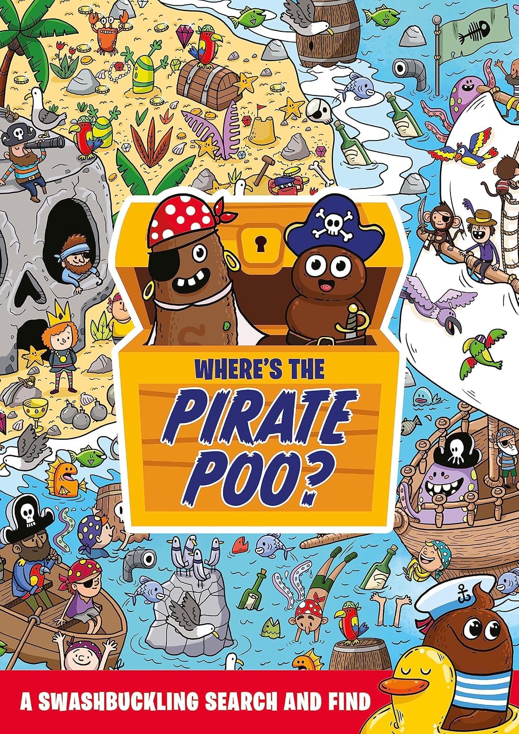 Where's the Beach Poo? paperback front cover from the Alex Hunter search and find collection