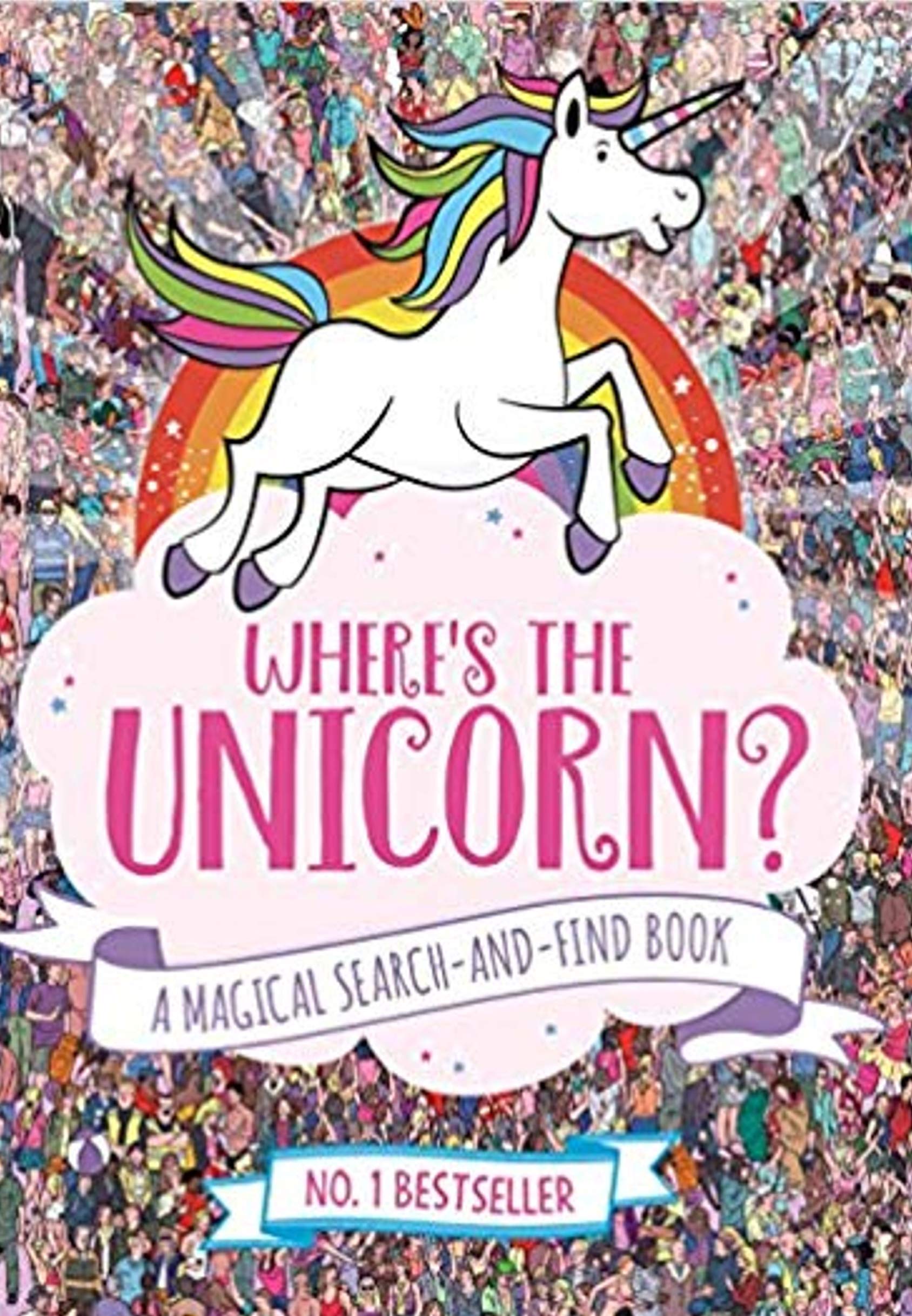 Where's Elf at Christmas paperback search-and-find book cover, part of the Where's Unicorn 6 books set