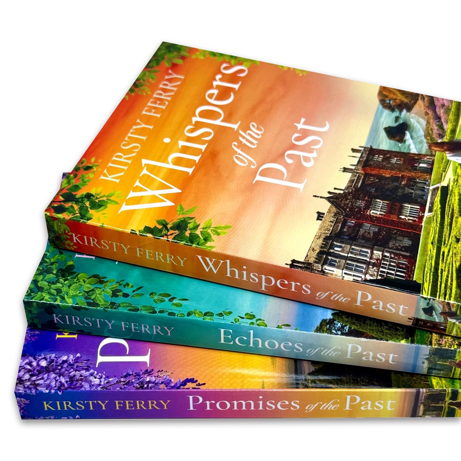 Front cover of Promises of the Past by Kirsty Ferry, Pencradoc series paperback novel