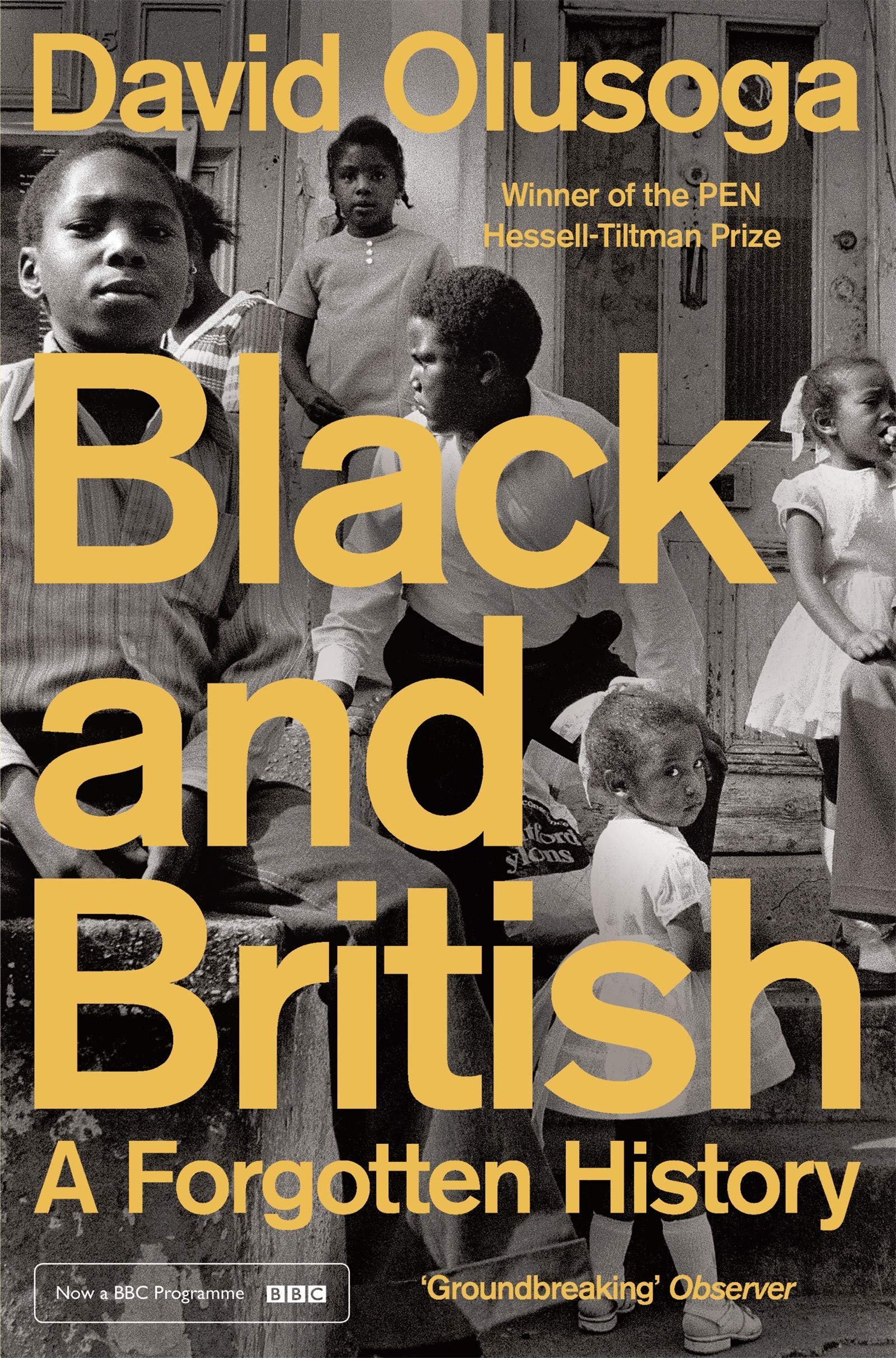 All three paperback books in the Black British history and race in America collection set fanned out together