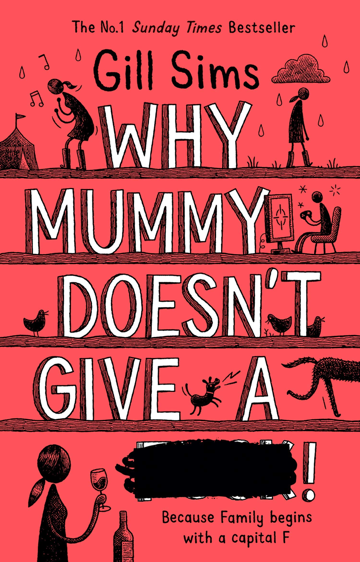 All three Why Mummy paperback books by Gill Sims fanned out together as a full collection set