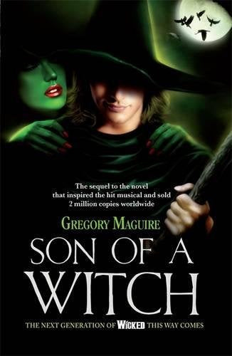 Close-up of the Wicked Years paperback box set spines and covers, highlighting the fantasy fiction titles by Gregory Maguire.