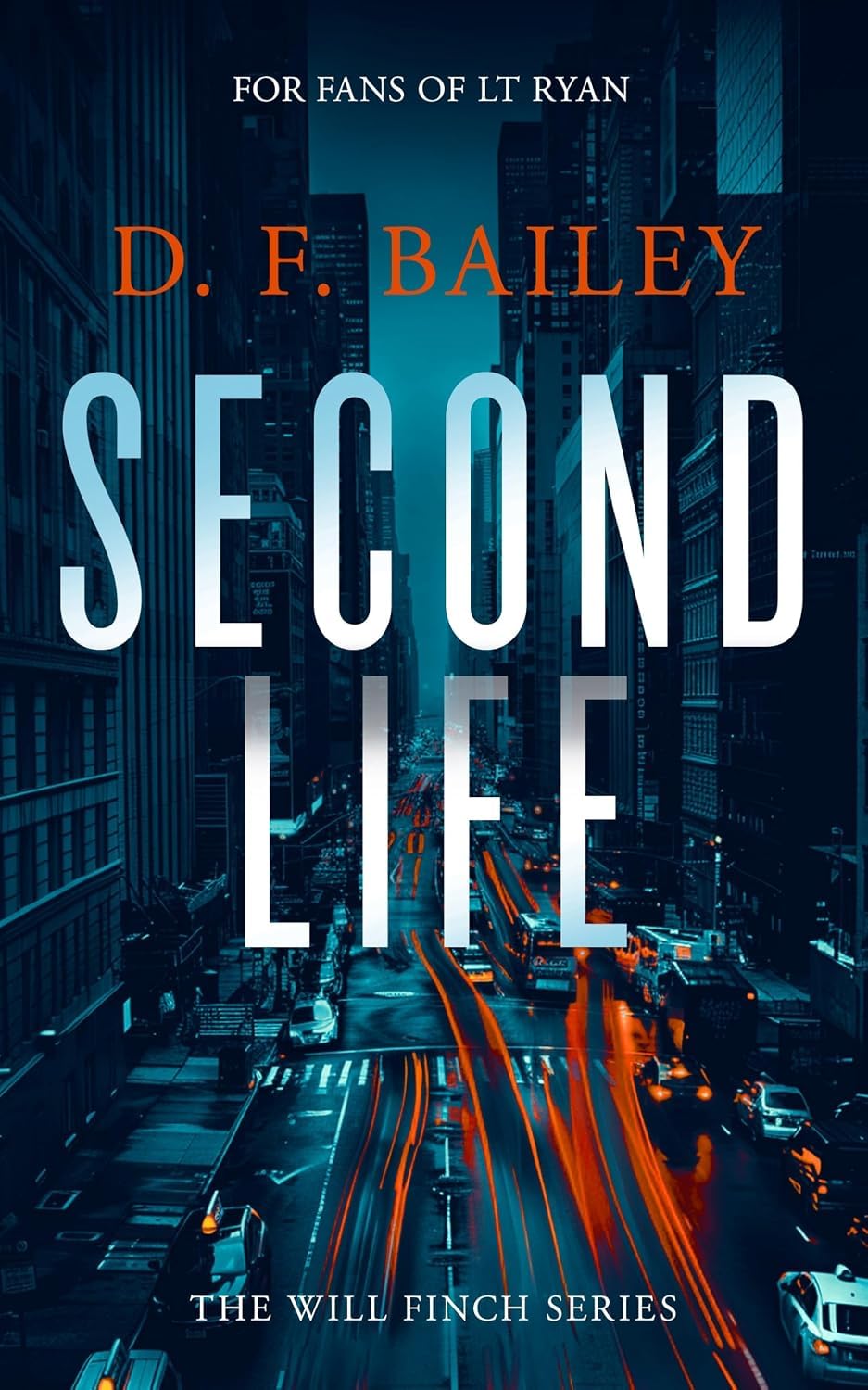 Stacked paperback books from the Will Finch Mystery Thriller Series 8 book collection set by D.F. Bailey