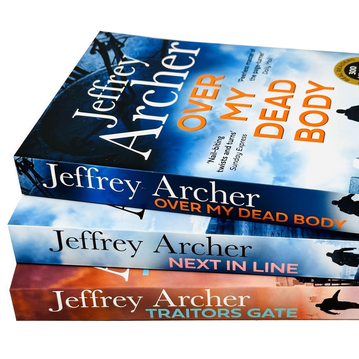 Next in Line by Jeffrey Archer - paperback front cover, William Warwick Novels