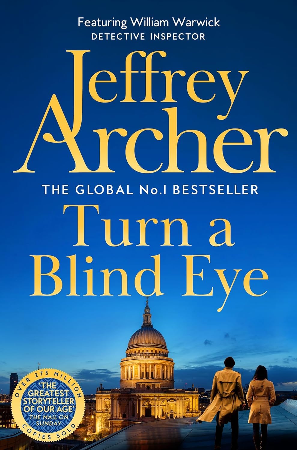 Back cover blurb view of the William Warwick Novels paperback collection set by Jeffrey Archer