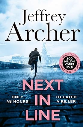 Back cover blurb of a William Warwick novel by Jeffrey Archer, paperback edition