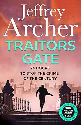 Inside page spread from a William Warwick novel by Jeffrey Archer, paperback edition