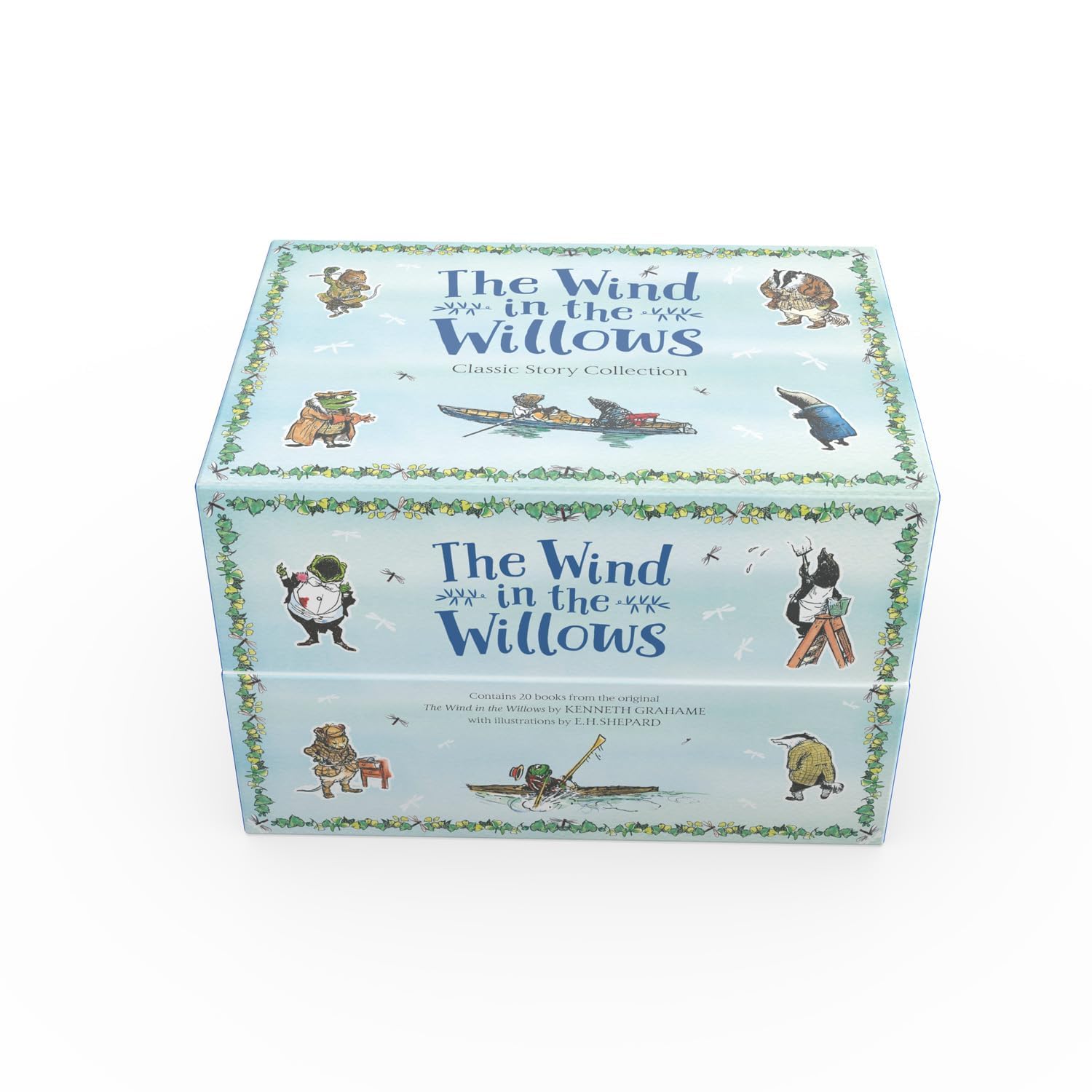The Wind in the Willows by Kenneth Grahame 20 book hardback collection set - front box packaging