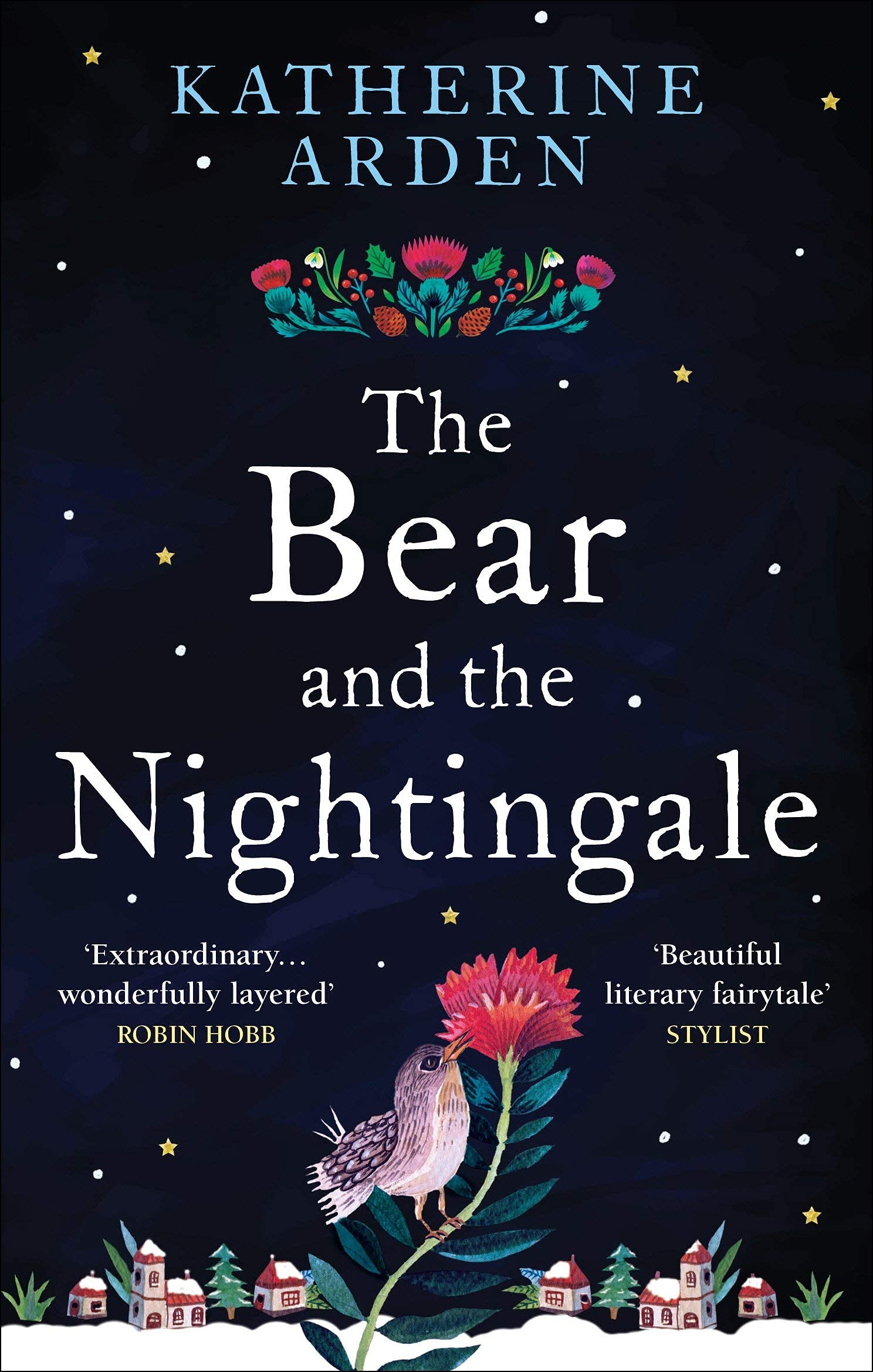 Close-up of the paperback covers for The Bear and the Nightingale, The Girl in the Tower, and The Winter of the Witch.