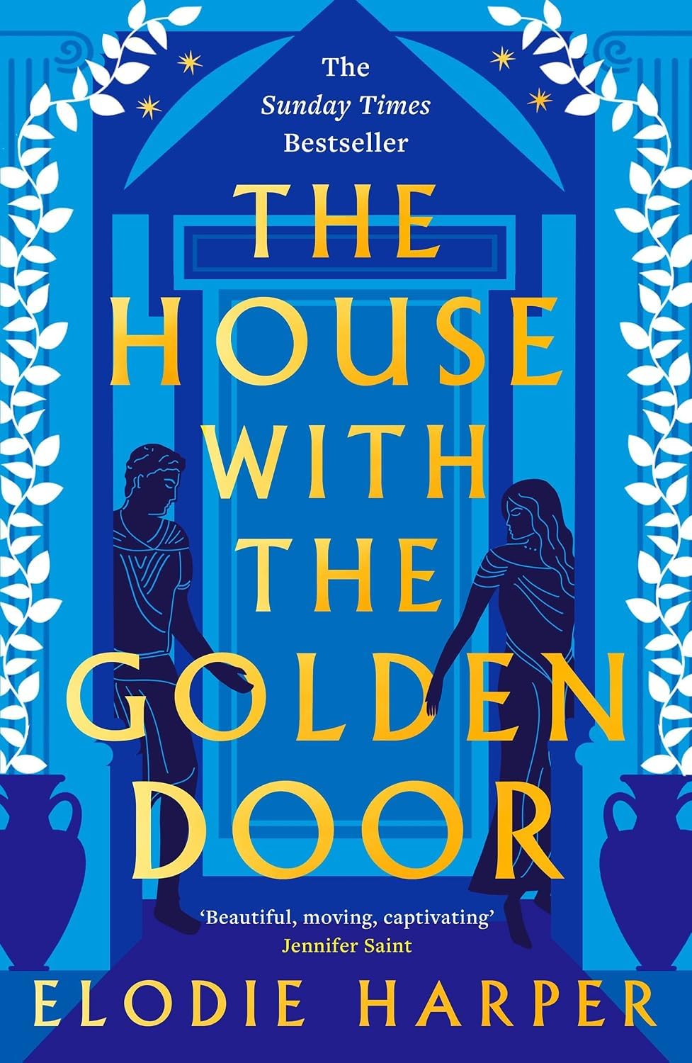The House with the Golden Door paperback front cover, book two in the Wolf Den Trilogy by Elodie Harper